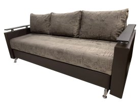 Город (велюр) / Коричневый (кожзам)