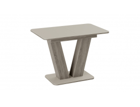 Стекло бежевое матовое / Дуб сонома трюфель