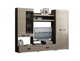 Венге / Латте глянец