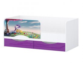 Белый древесный / Сиреневый металлик, ф/п 