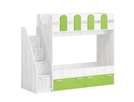 Лайм глянец / Дуб Крафт белый SL