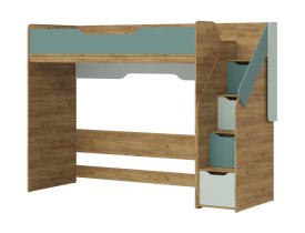 Дуб Крафт золотой / Пастельный зеленый / Сумеречный голубой