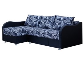 Санкт-Петербург (микрвелюр) / Черный (кожзам)