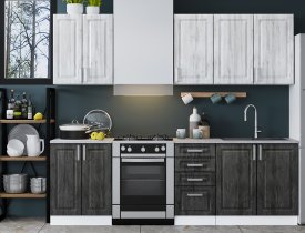 Санторини чёрный/Санторини белый