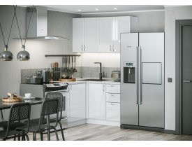 Белый глянец, фрезеровка 