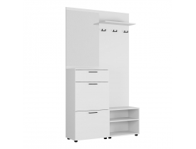 Белый гладкий