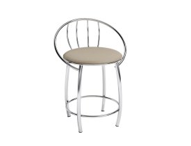 Ваниль (экокожа) / Хром (металл) SL