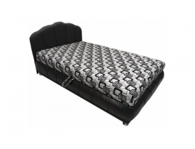матрас абстракция / черный кожзам